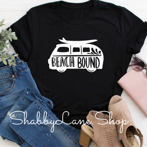 Beach Bound - Black T-shirt tee Shabby Lane   