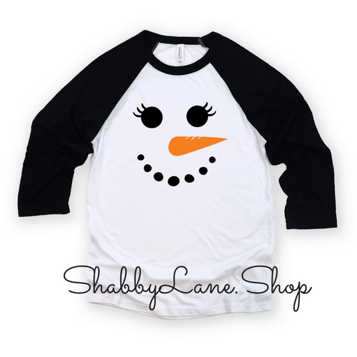 Snowman girl - toddler/kids  Shabby Lane   
