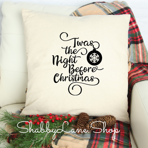 ‘‘Twas the night before Christmas- white pillow  Shabby Lane   