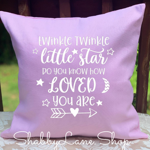 Twinkle twinkle - pink pillow  Shabby Lane   
