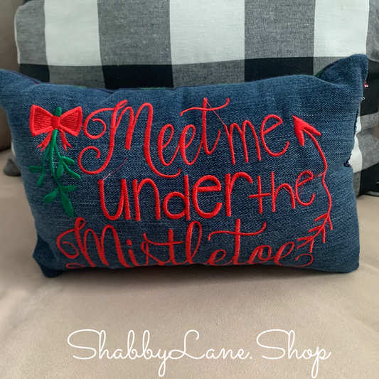 Meet me under the mistletoe - red  Shabby Lane   