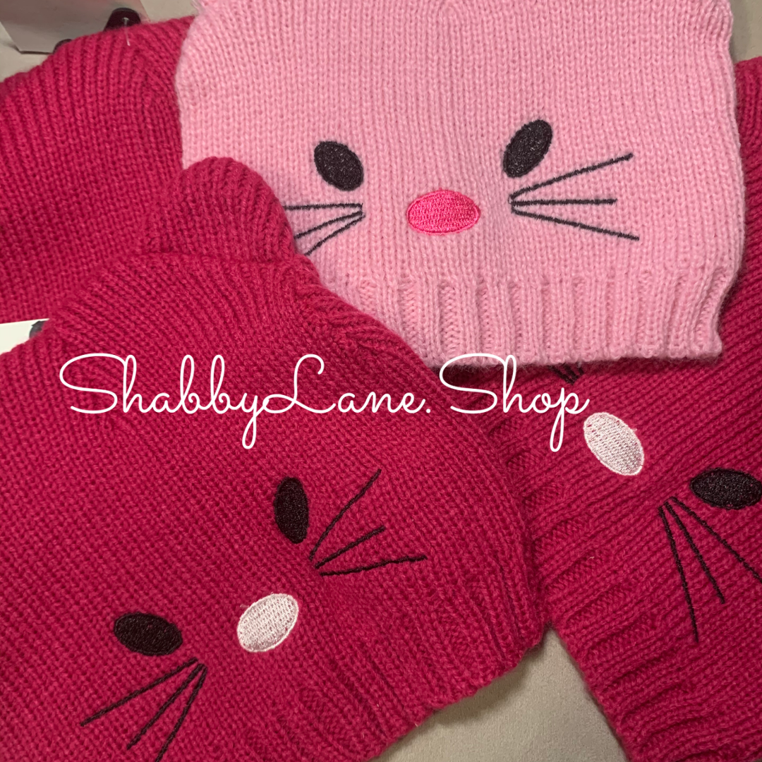 Sweet cat toddler beanie  Shabby Lane   