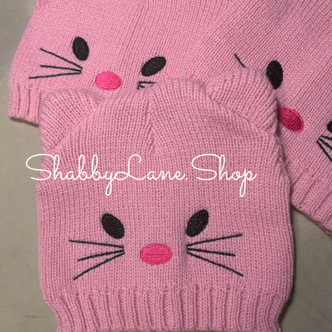 Sweet cat toddler beanie  Shabby Lane   