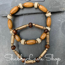 Load image into Gallery viewer, Beaded bracelet duo -  5  Shabby Lane   