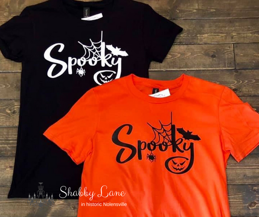 Spooky Black Tee tee Shabby Lane   