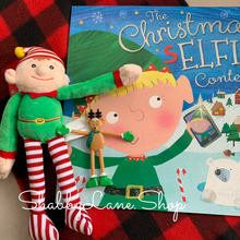 Load image into Gallery viewer, Christmas Selfie Contest Book Bundle  Shabby Lane Elf plushie  