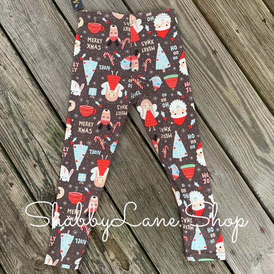 Children’s leggings - brown  Shabby Lane   