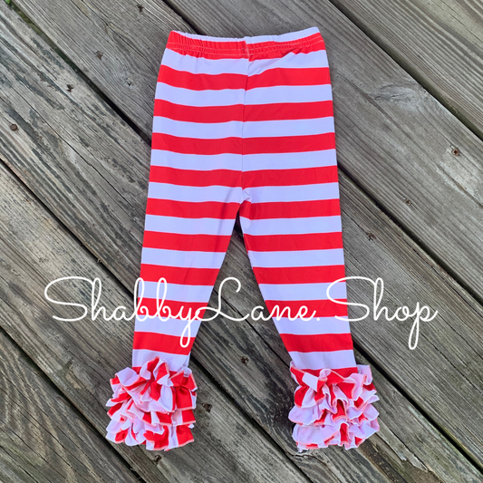 Candy Cane stripe  ruffle pants  Shabby Lane   