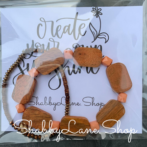 Beaded bracelet duo -  3  Shabby Lane   