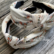 Load image into Gallery viewer, Floral print headband -cream  Shabby Lane   