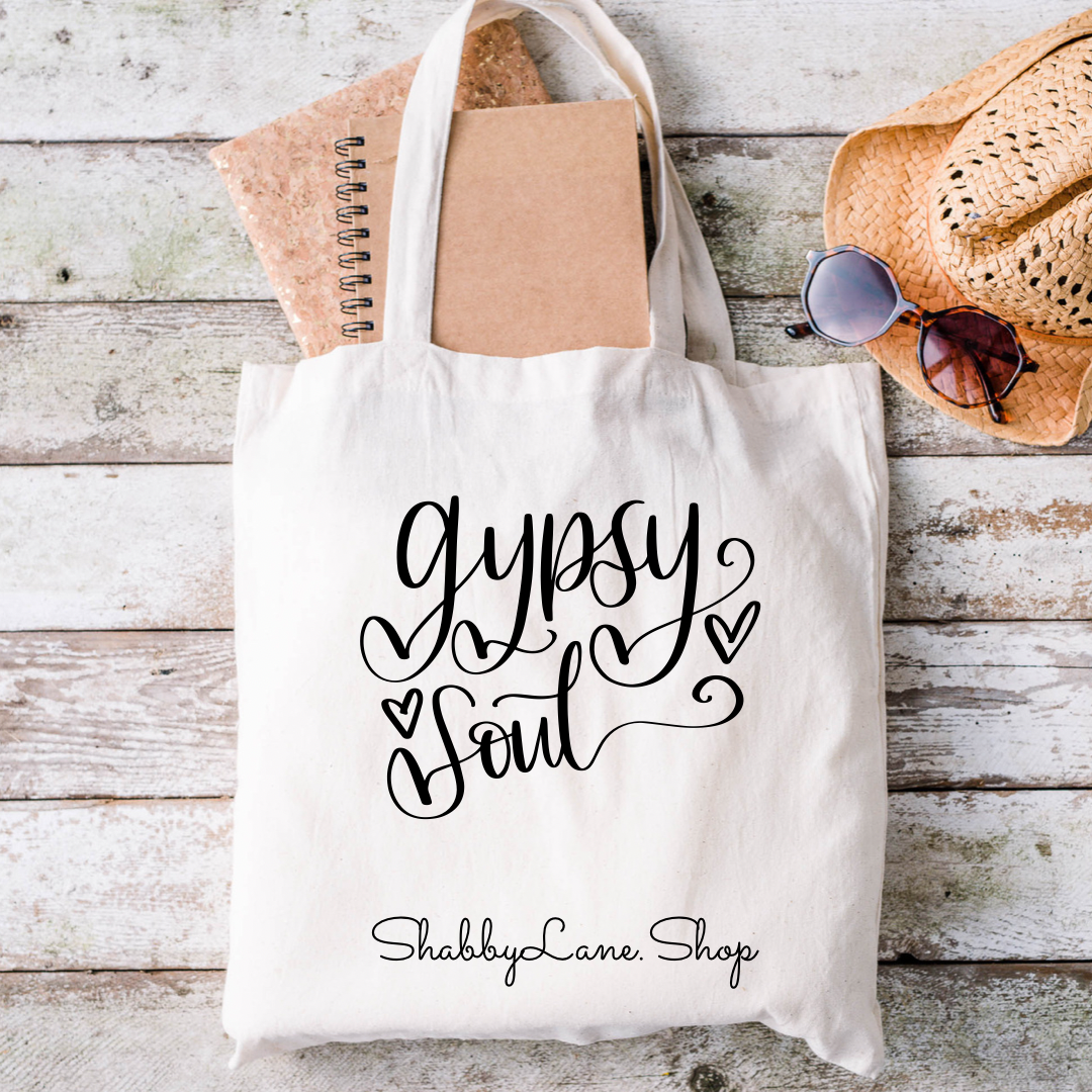 Sweet canvas market tote - gypsy soul  Shabby Lane   