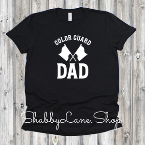Color Guard Dad - Black tee Shabby Lane   