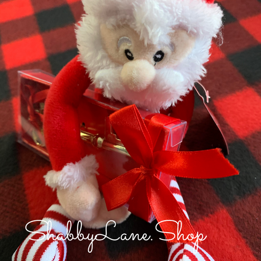 Santa’s key with Santa plushie  Shabby Lane   