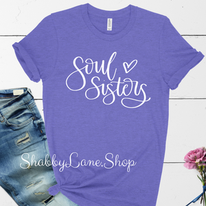Soul Sisters - lavender T-shirt tee Shabby Lane   