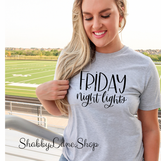 Friday night lights - Gray tee Shabby Lane   