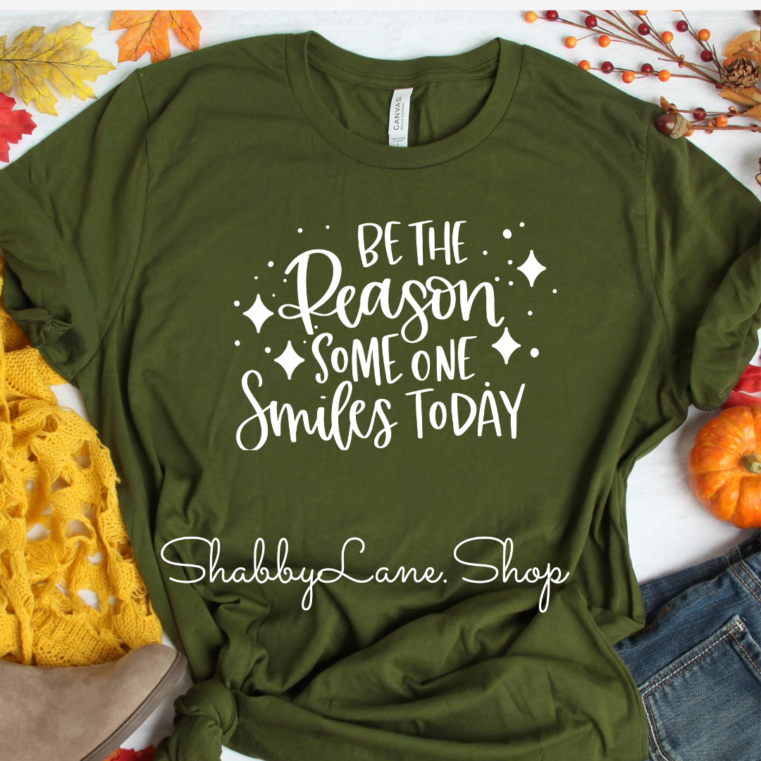 Be the a Reason - Olive tee Shabby Lane   