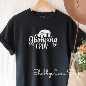 Glamping Crew - T-shirt black tee Shabby Lane   