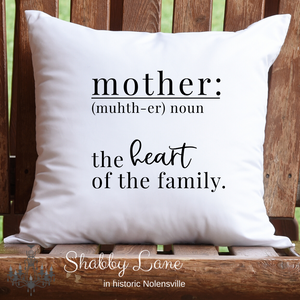 Mother’s Day pillow white  Shabby Lane   