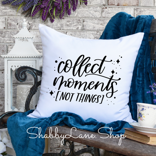 Collect Moments - white pillow  Shabby Lane   
